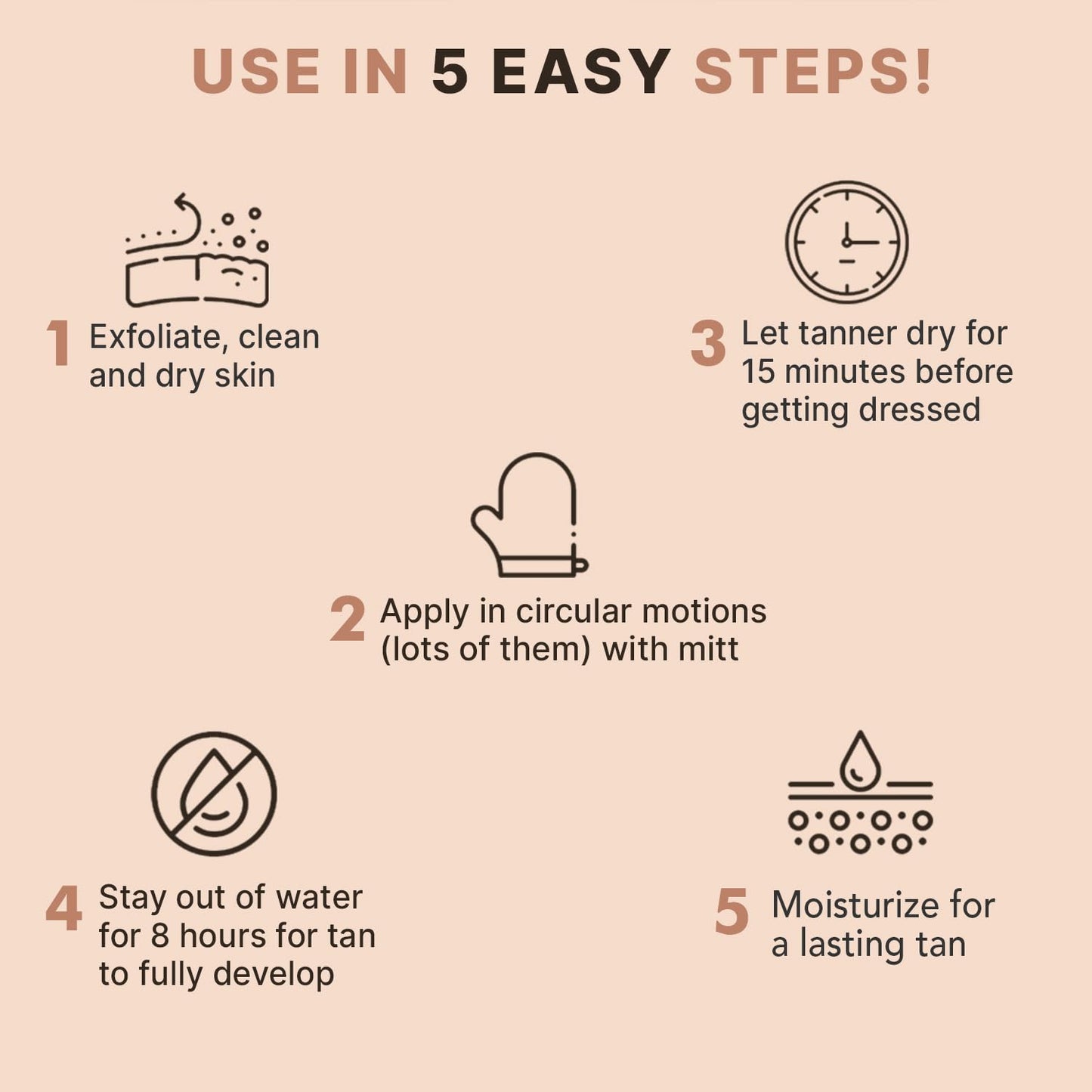 Achieve a Flawless Tan with Our USA-Made Self Tanner Mousse – Natural & Organic Formula for a Streak-Free, Sunless Glow Without the Orange!