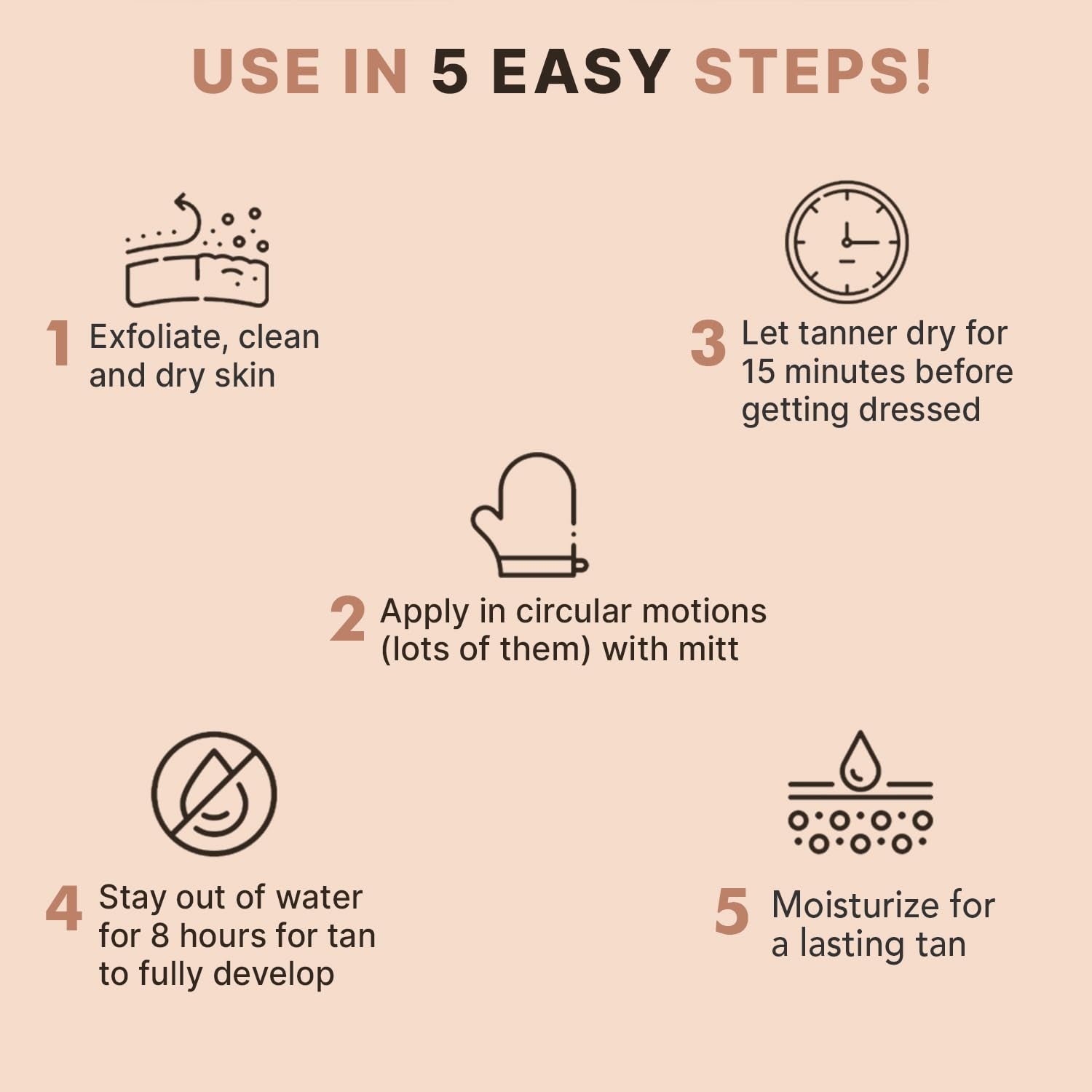 Achieve a Flawless Tan with Our USA-Made Self Tanner Mousse – Natural & Organic Formula for a Streak-Free, Sunless Glow Without the Orange!
