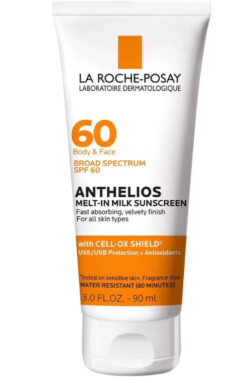 La Roche Posay Anthelios Sunscreen Melt-In-Milk Lotion Face and Body Sunscreen - SPF 60